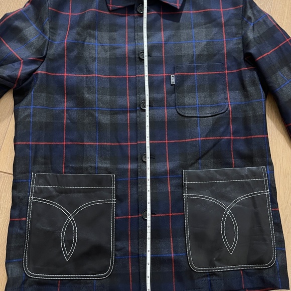 AUTHENTIC new VERSACE wool JACKET SHIRT sz52 L - XL - Picture 9 of 13